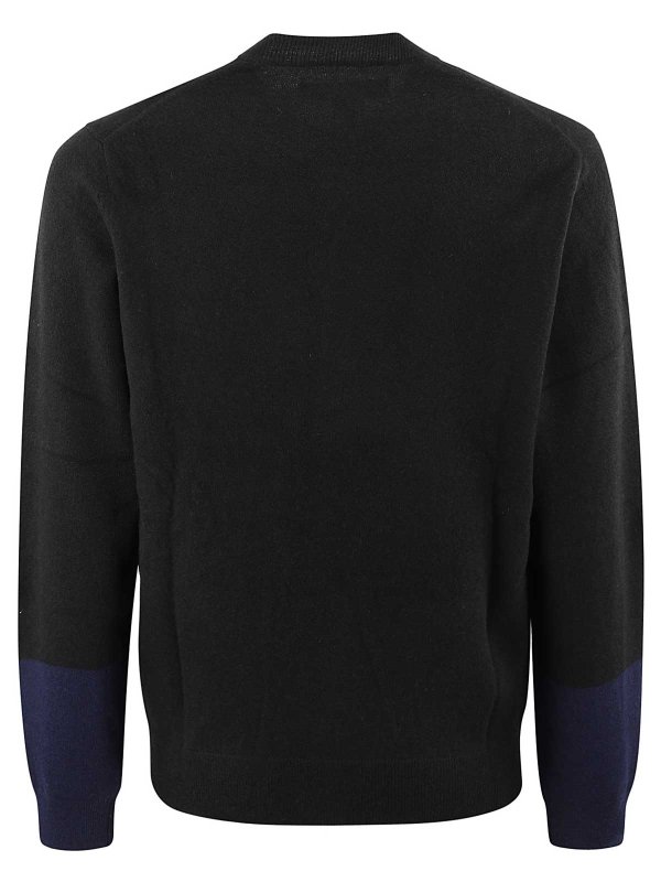COMME DES GARCONS SHIRT: Pull col rond online - Pull Col Rond - Noir