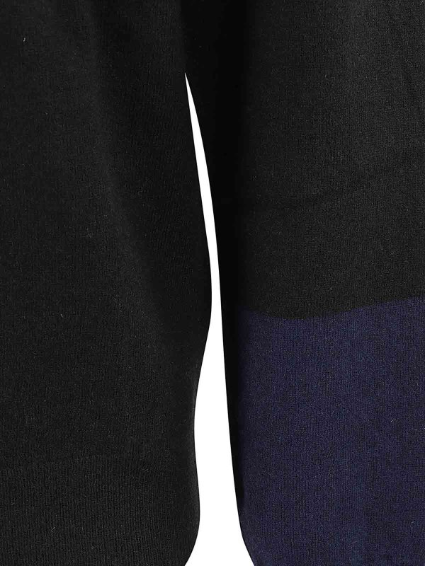 The Best Shops COMME DES GARCONS SHIRT: Pull col rond - Pull Col Rond - Noir