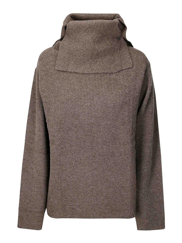 DAWEI: Rollkragenpullover  und Polo-Ausschnitt - Rollkragenpullover - Hellbraun