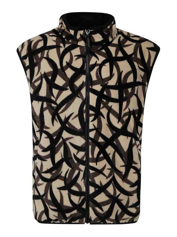 GRAMICCI: Gilets tricot - Gilet - Marron