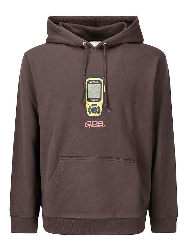 GRAMICCI: Sweatshirts & Sweaters - Gps Hooded Sweatshirt