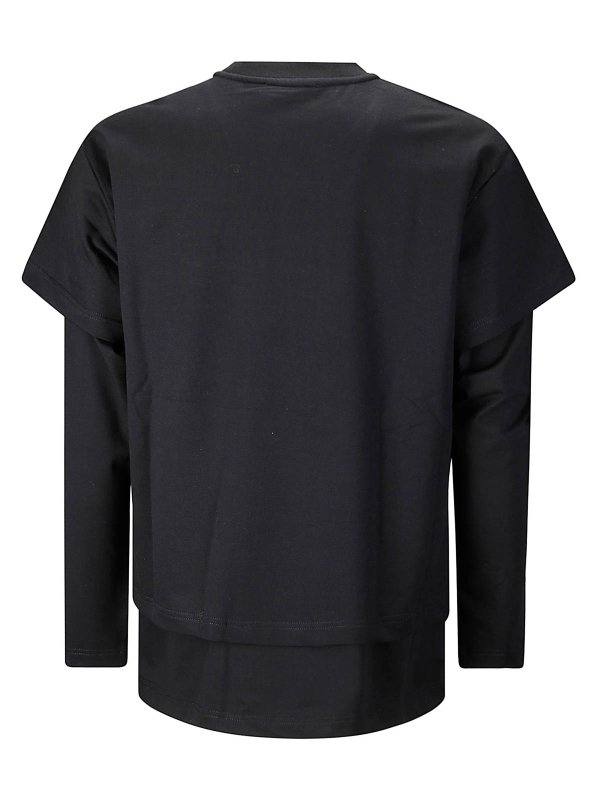 HELIOT EMIL: crew necks online - Layered Crewneck