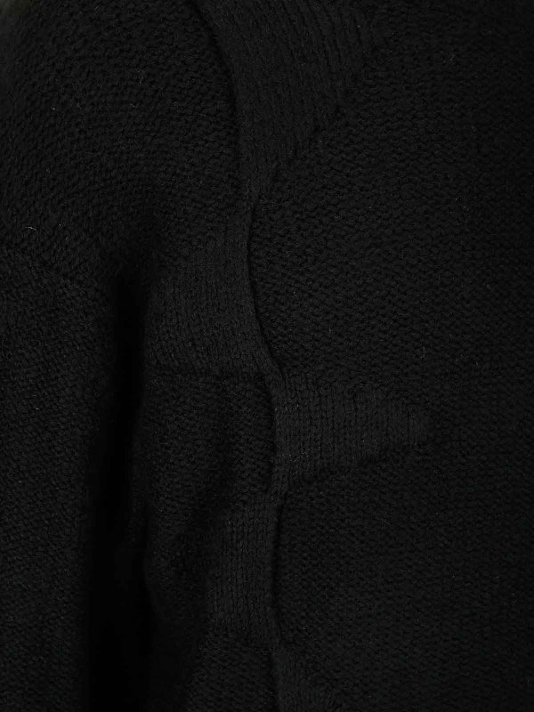 The Best Shops HELIOT EMIL: Strickpullover mit Rundhalsausschnitt - Rundhalspullover - Schwarz