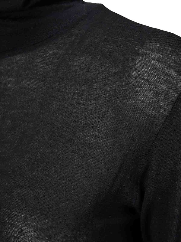 The Best Shops HIRA: t-shirts - Basic Modal High Neck Tshirt