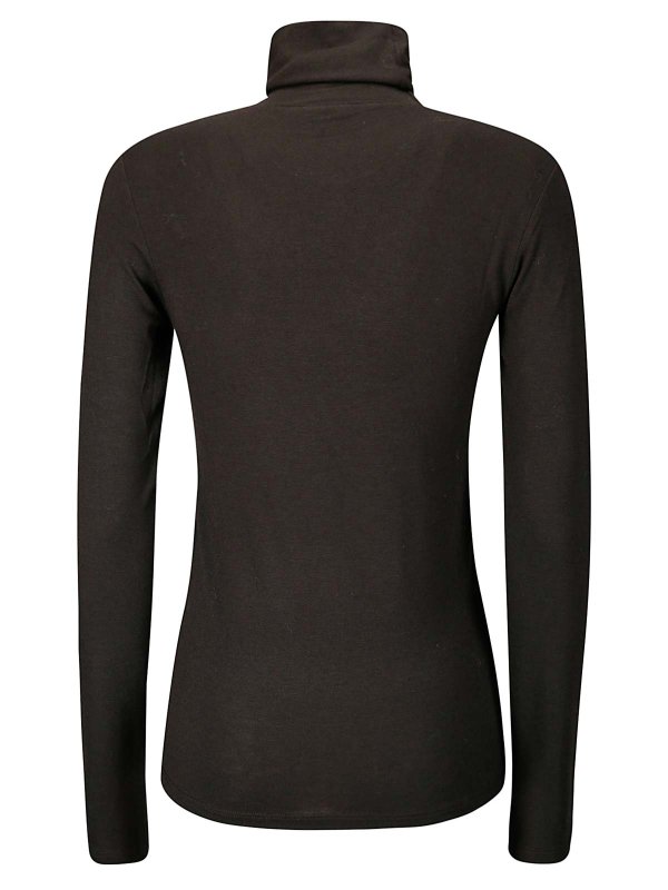HIRA: t-shirts online - Basic Modal High Neck Tshirt