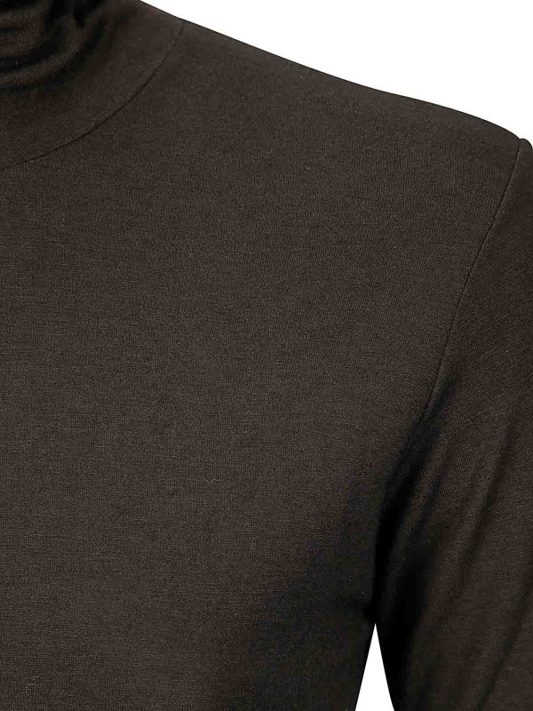 The Best Shops HIRA: t-shirts - Basic Modal High Neck Tshirt