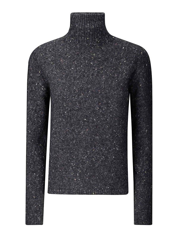 HIRA: boat necks - Alpaca High Collar