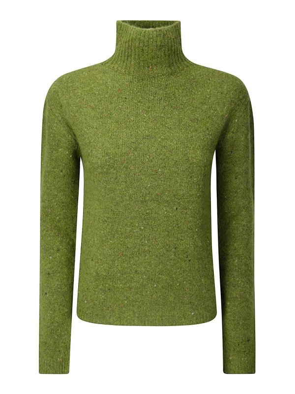 HIRA: boat necks - Alpaca High Collar