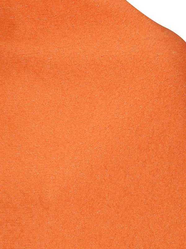 The Best Shops LUSSI: Strickpullover mit Rundhalsausschnitt - Rundhalspullover - Orange