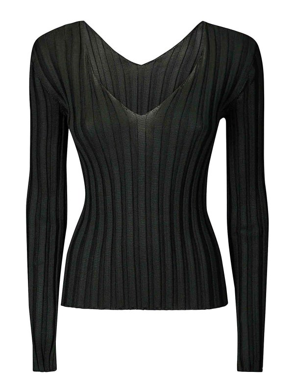 LUSSI: boat necks - Back neckline sweater