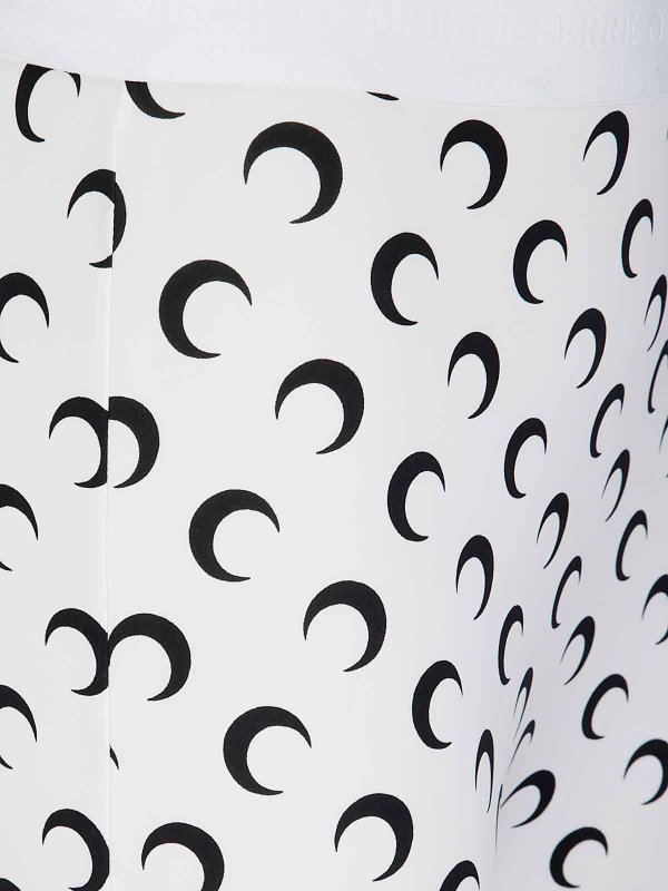 The Best Shops MARINE SERRE: Leggings - Leggings - Weiß