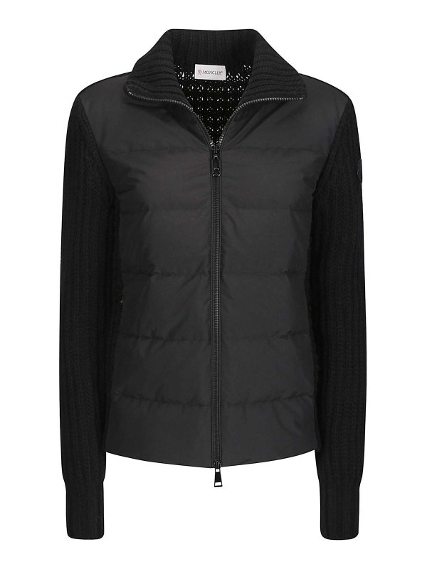 MONCLER: カーディガン - カーディガン - 黒