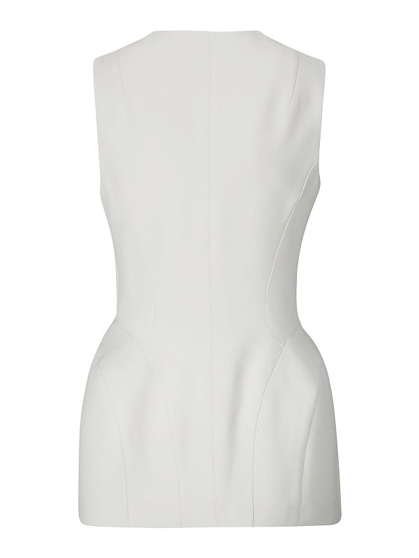 MUGLER: ベスト＆チョッキ online - ウェストコート/ジレ - クリーム