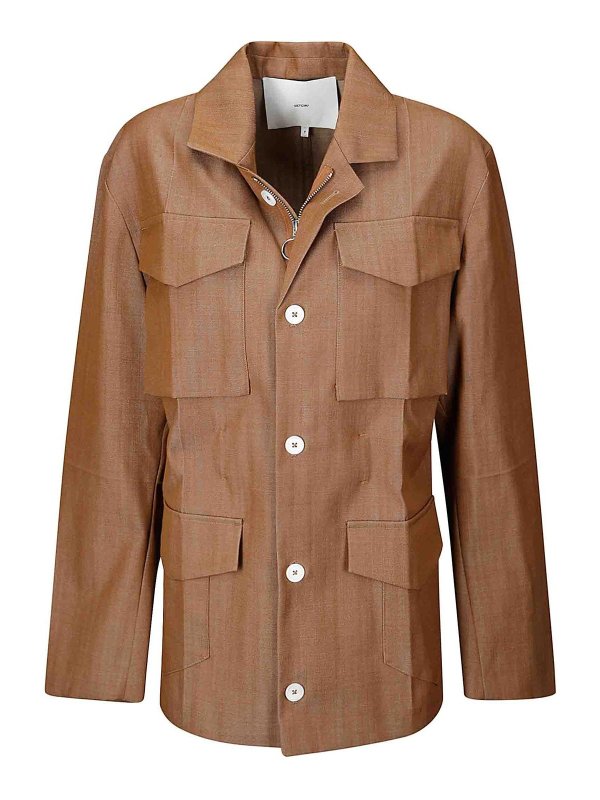 SETCHU: giacche blazer - Safari Origami Jkt Gabardine