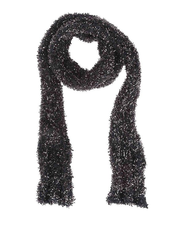 LUSSI: スカーフ - スカーフ - 黒
