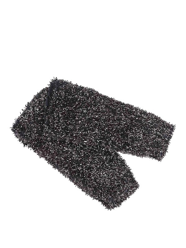 LUSSI: gloves - Manicotti Lurex