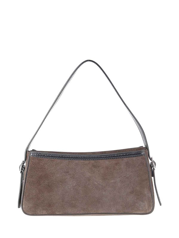 The Best Shops COPERNI: cross body bags - Suede Belt Baguette Bag