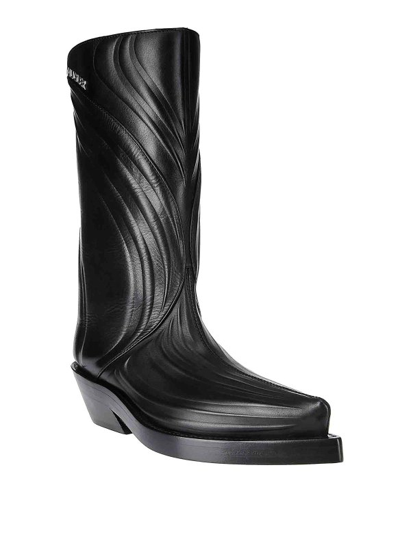 MUGLER: stivali online - Stivale Santiag in rilievo