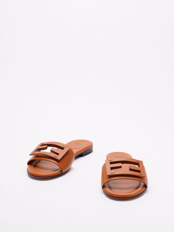 FENDI: flip flops online - `Baguette` Slides