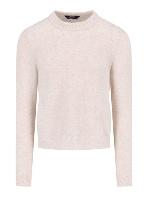 K-WAY: Col bateau - Pull Col Bateau - Beige