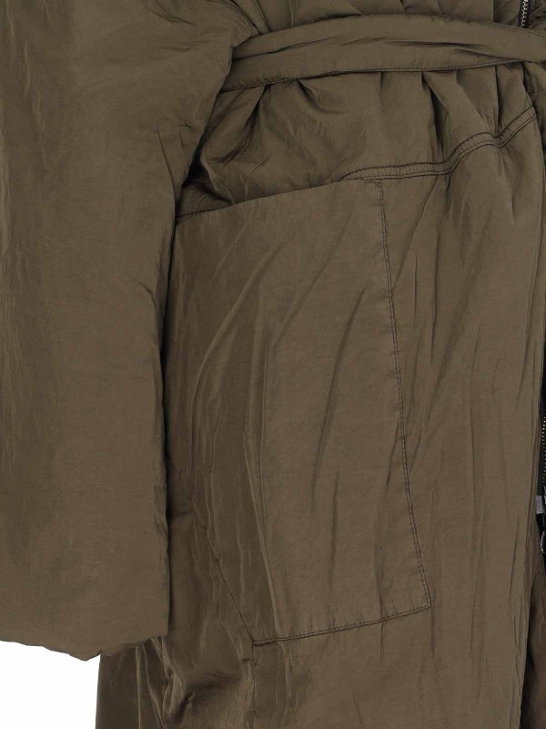 The Best Shops KIMONORAIN: Maxi Down Jacket With Hood