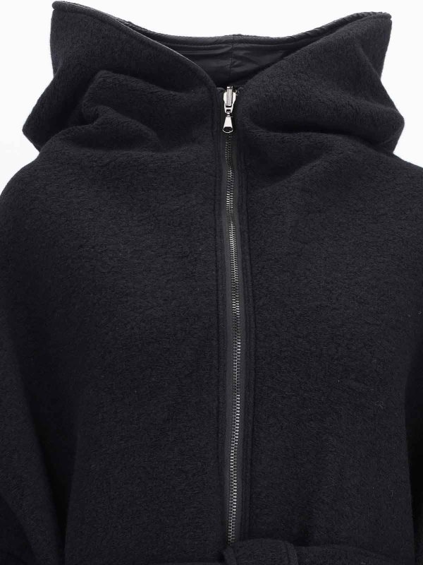 padded jackets shop online Maxi Down Jacket With Hood