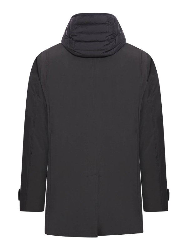 MOORER: ダウン・ハイテクジャケット online - ダウンジャケット - 黒