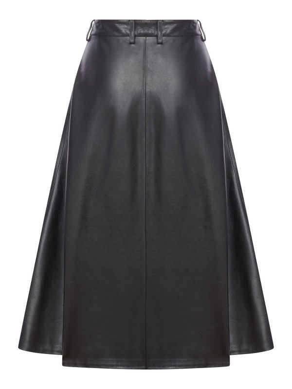 BALENCIAGA: ニーレングススカート＆ミディ丈 online - 膝丈/ミディスカート - 黒