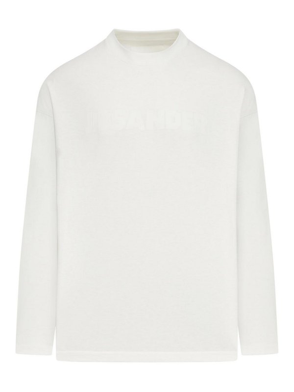 JIL SANDER: T-shirts - T-Shirt - Weiß