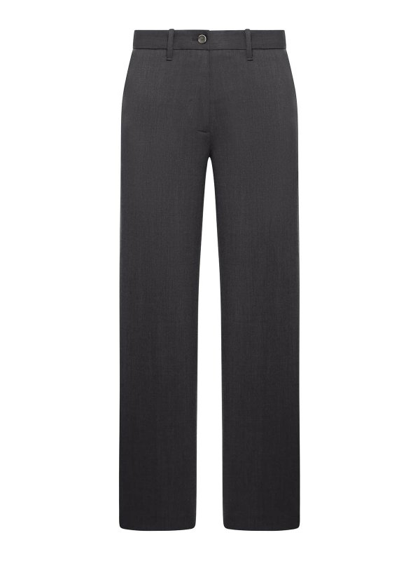 NINE IN THE MORNING: Pantalons casual - Pantalons Décontractés - Noir