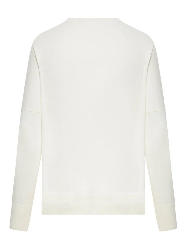 NOME: Suéteres con cuello pico online - Suéter Cuello Redondo - Blanco