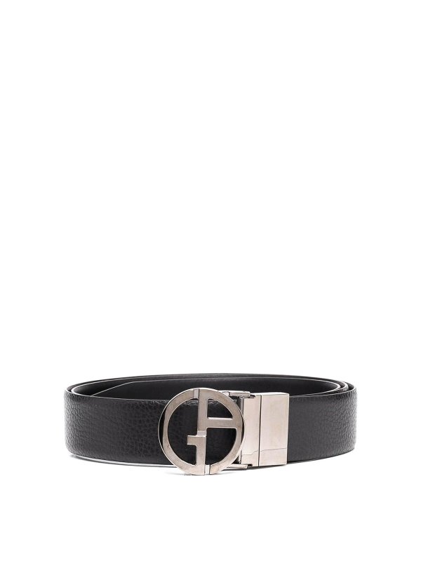 GIORGIO ARMANI: Cinturones - Cinturón - Negro