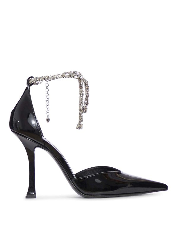 JIMMY CHOO: sandals - Stevie 100 Patent Leather