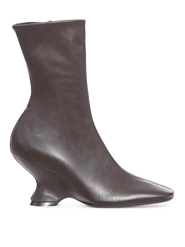 DRIES VAN NOTEN: Bottines - Bottines - Marron Foncé