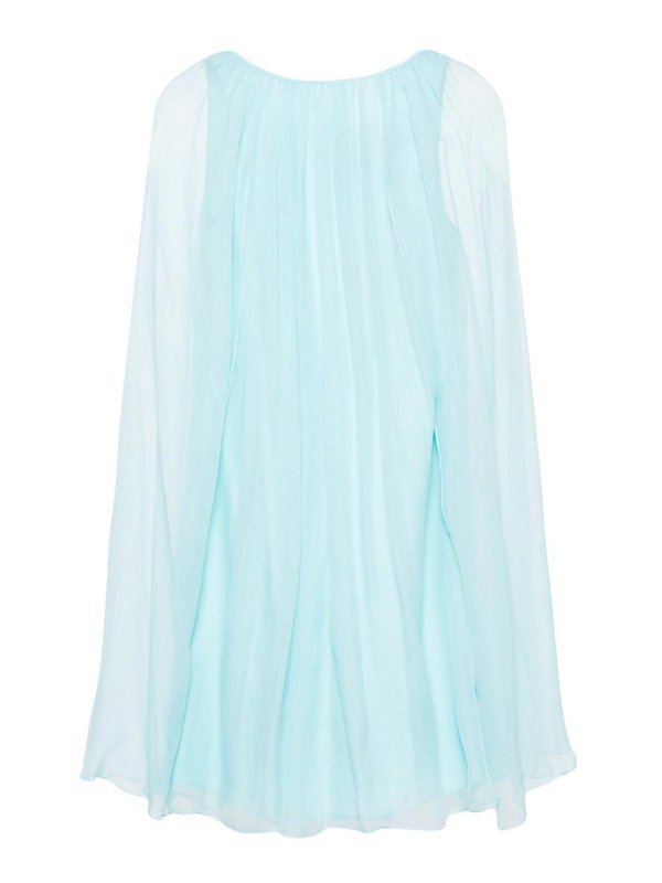 Max Mara: ニーレングスドレス - 膝丈ドレス - ブルー