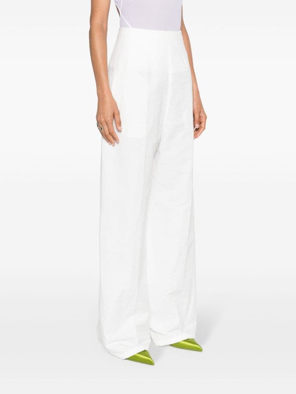 SPORTMAX: Pantalones casual online - Pantalón Casual - Blanco