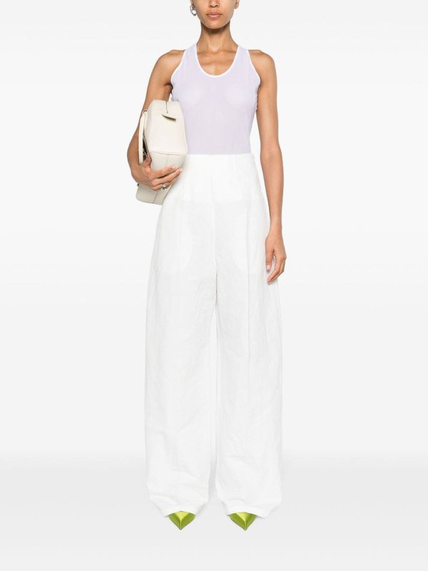 The Best Shops SPORTMAX: Pantalones casual - Pantalón Casual - Blanco