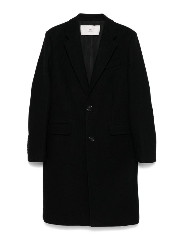 AMI PARIS: Manteaux courts - Manteau Court - Noir