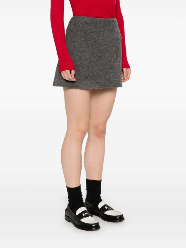 The Best Shops DUNST: mini skirts - Wool Mini Skirt