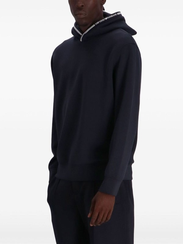 EMPORIO ARMANI: Sudaderas y suéteres online - Sudadera - Azul