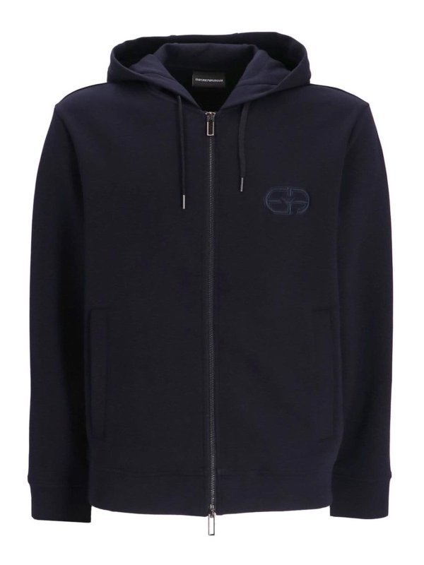 EMPORIO ARMANI: スウェット＆セーター - スウェットシャツ/セーター - ブルー