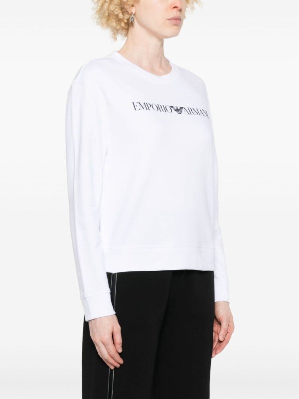 Logo Cotton Sweatshirt shop online: EMPORIO ARMANI
