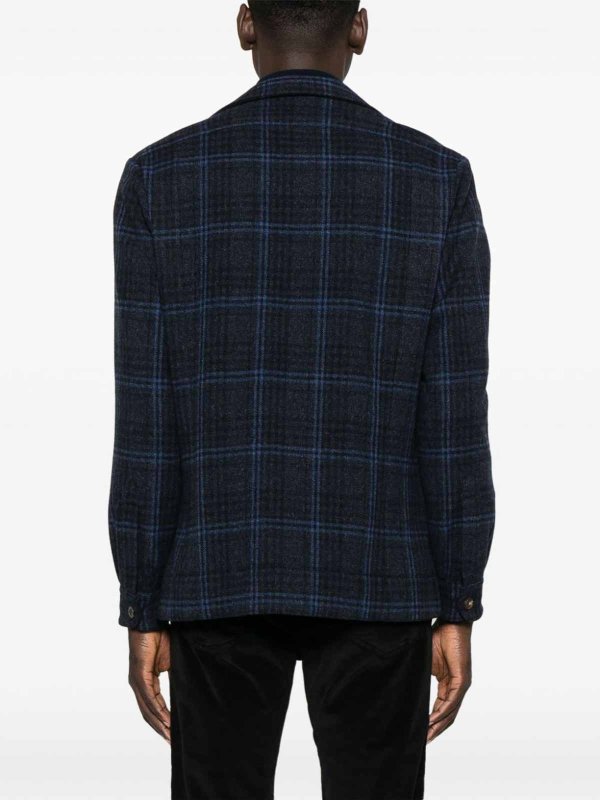 Wool Single-Breasted Jacket shop online: FINAMORE 1925