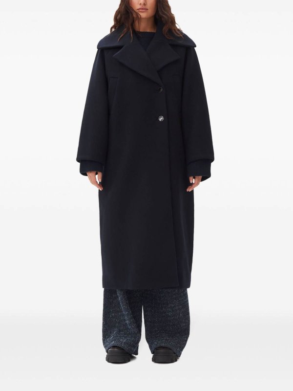 The Best Shops GANNI: Wool Boiled Coat