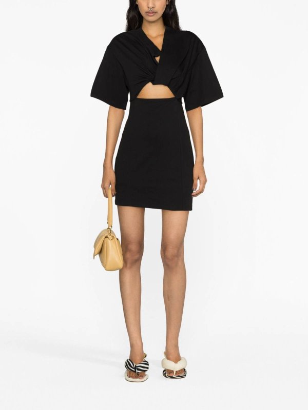 JACQUEMUS buy online Knielanges Kleid - Schwarz