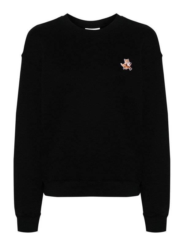MAISON KITSUNÉ: Sweatshirts & Sweaters - Speedy Fox Cotton Sweatshirt