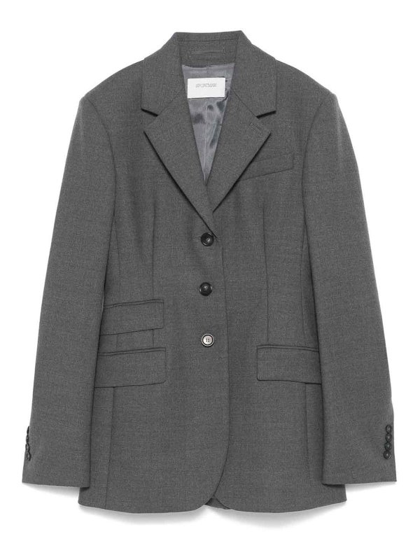 SPORTMAX: Casualjacken - Casualjacke - Grau