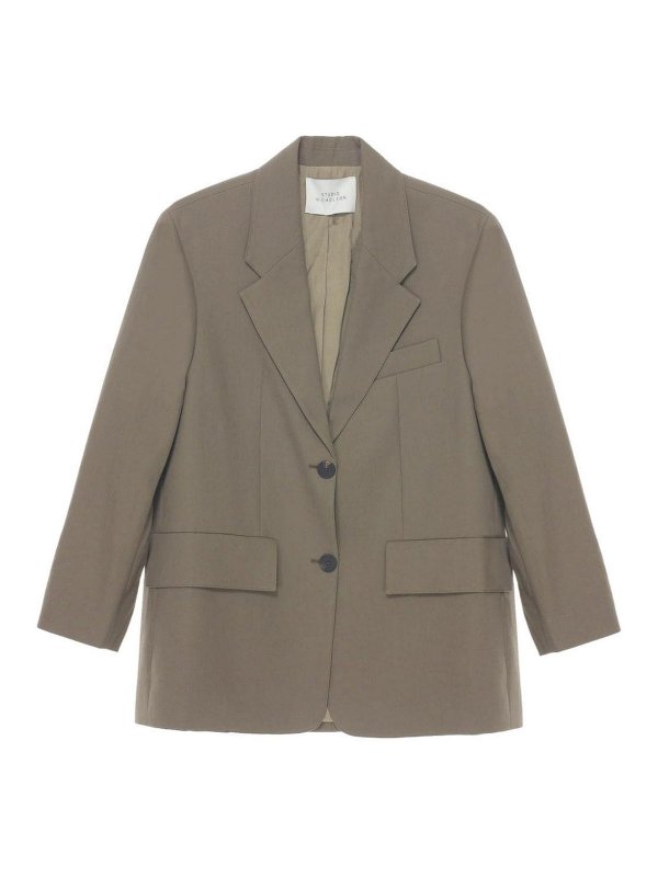 STUDIO NICHOLSON: Vestes de costume - Blazer - Marron