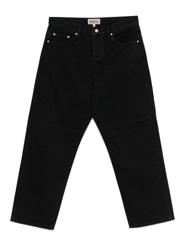 STUSSY: ブーツカットジーンズ - ブーツカットジーンズ - 黒