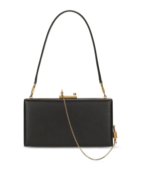 DOLCE & GABBANA: clutches - Eva Leather Clutch